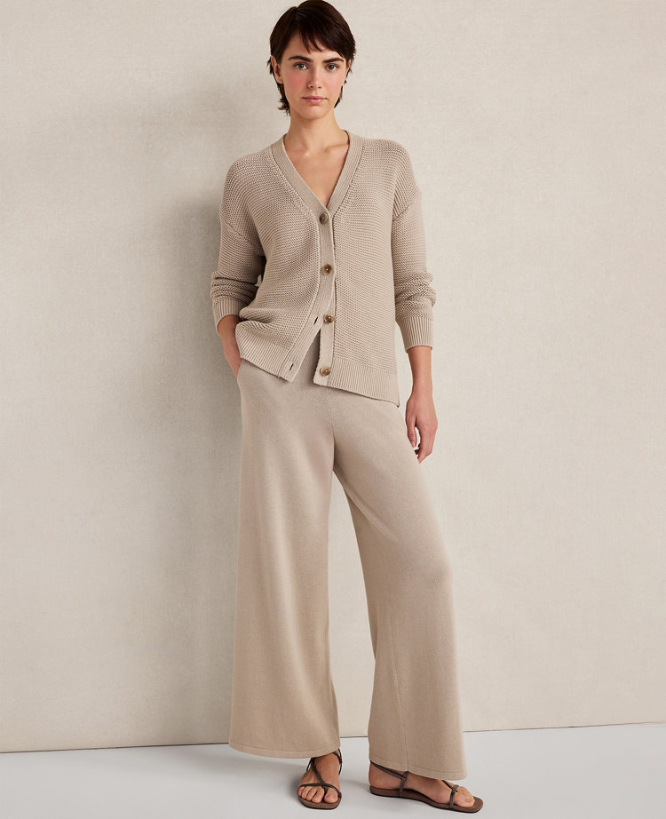 Haven Well Within Organic Cotton Link Stitch Cardigan