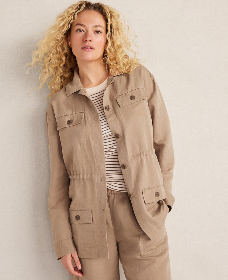 Haven Well Within Linen Blend Dobby Jacket