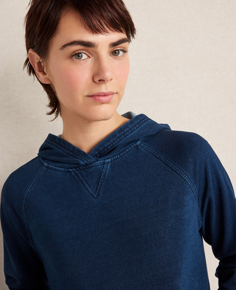 Haven Well Within Indigo Cotton Terry Hoodie