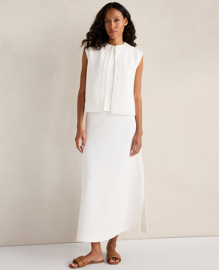 Haven Well Within Cotton Blend Textured Short Sleeve Jacket