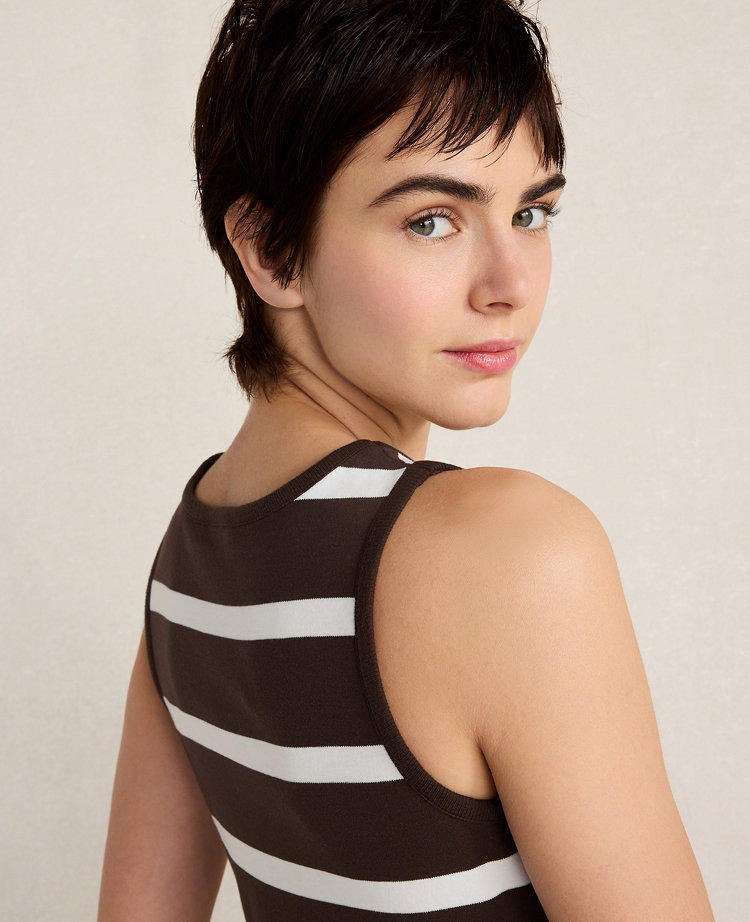 Haven Well Within Organic Cotton Stripe Midi Dress