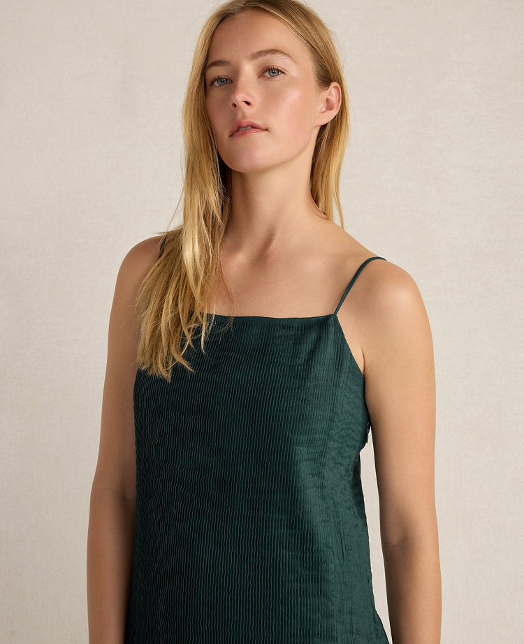 Haven Well Within Ramie Blend Pleated Maxi Dress
