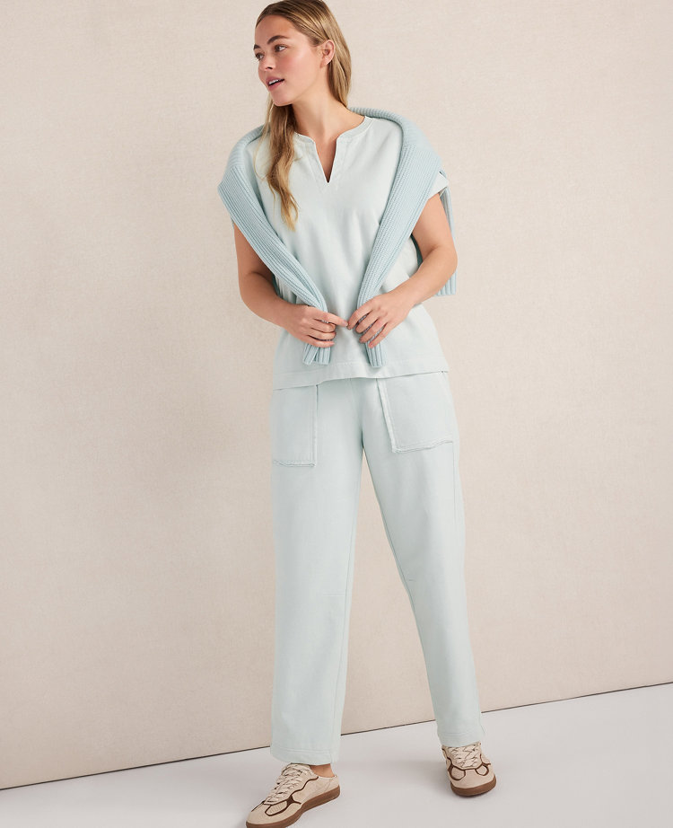 Haven Well Within Garment-Dyed Organic Cotton Terry Tee