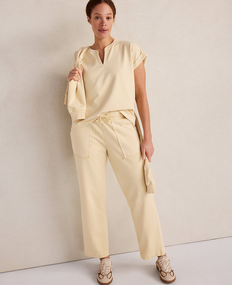 Haven Well Within Garment-Dyed Organic Cotton Terry Tee