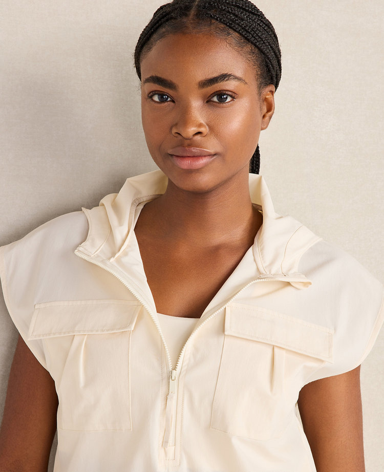 Haven Well Within Woven Nylon Hooded Vest