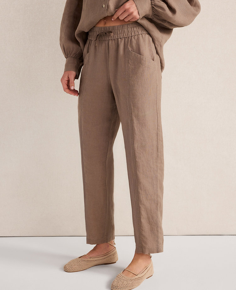Haven Well Within Linen Straight Leg Pants