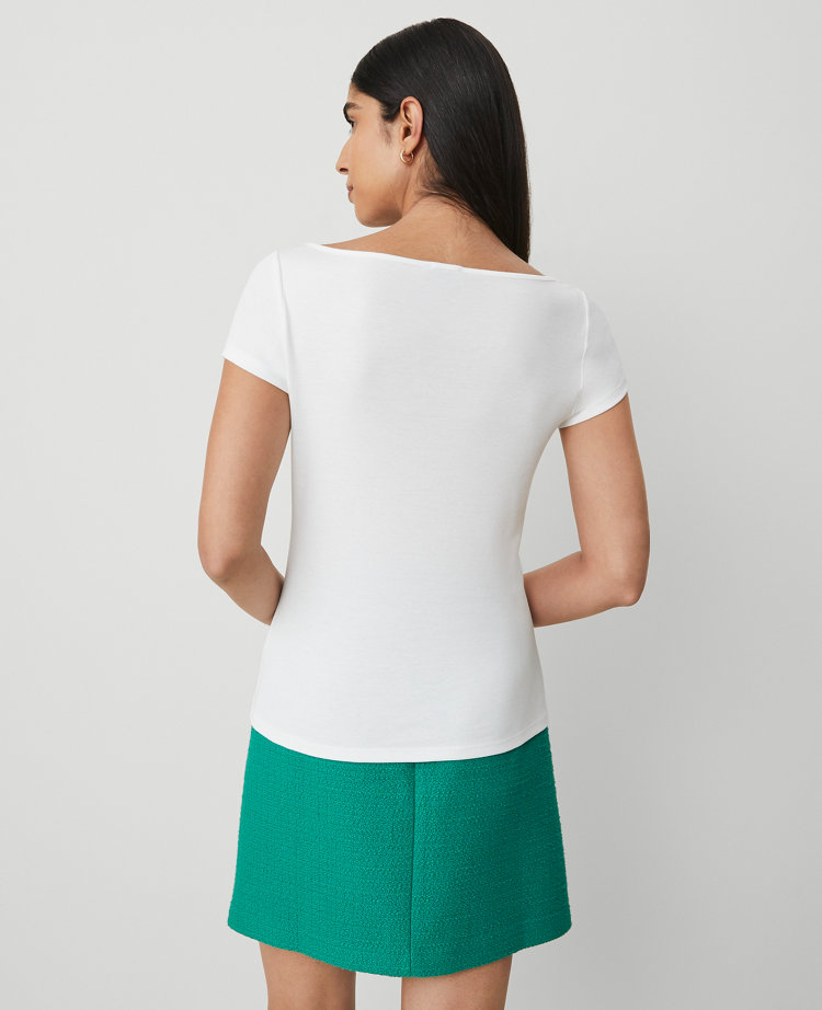 Petite Square Neck Tee