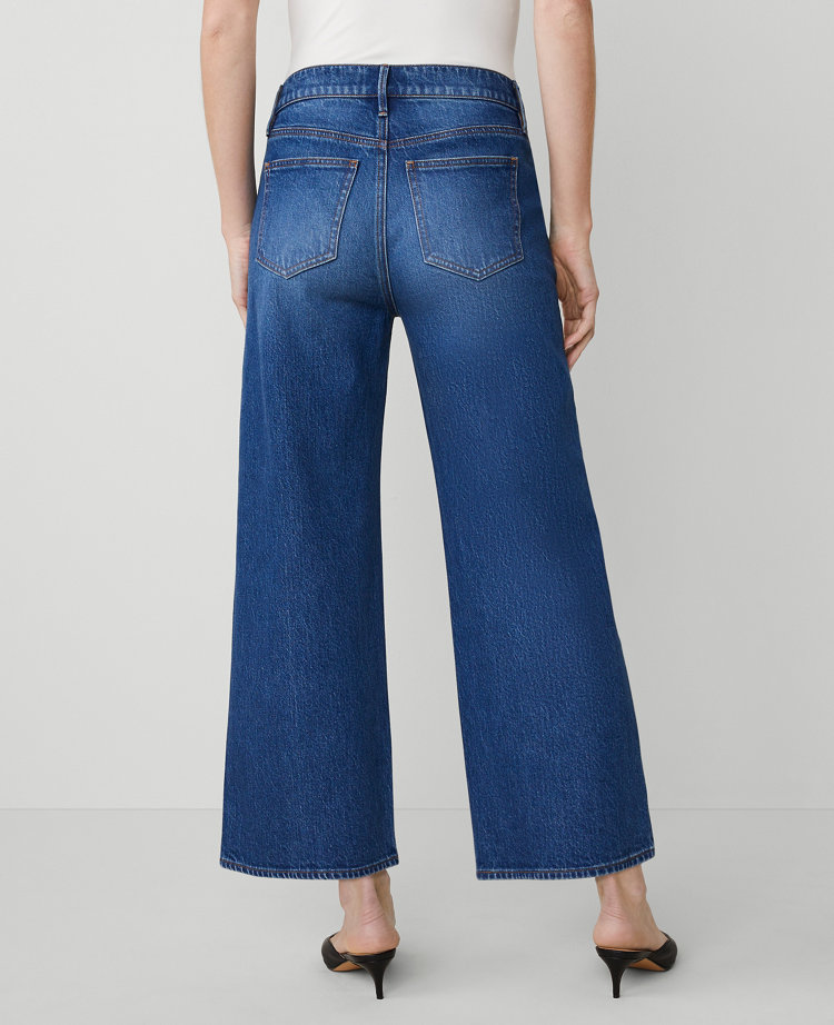 The Petite Wide-Leg Crop Jean