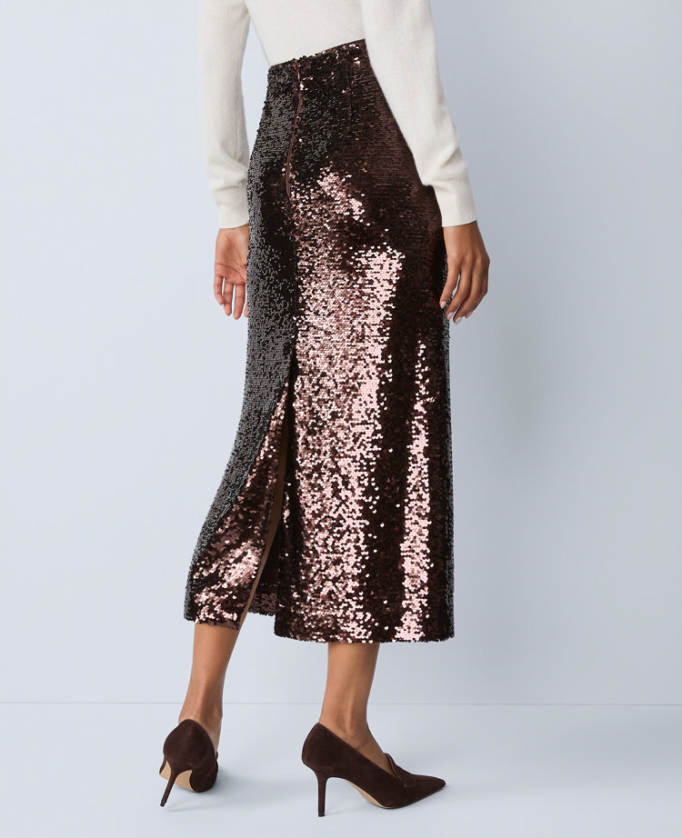 Studio Collection Sequin Pencil Skirt
