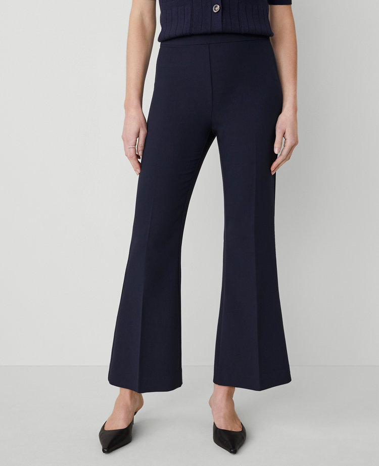 Ann Taylor The Side-zip Flare Pant In Night Sky