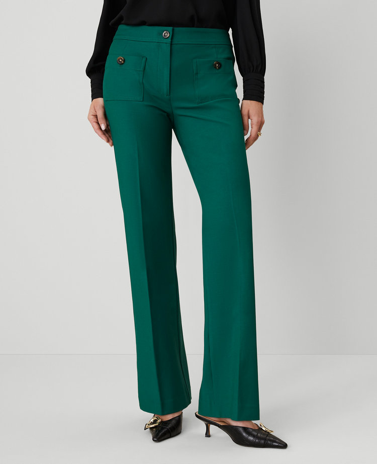 The Petite Patch Pocket Boot Pant — Curvy Fit