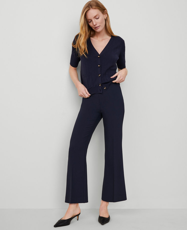 The Petite Side-Zip Flare Pant