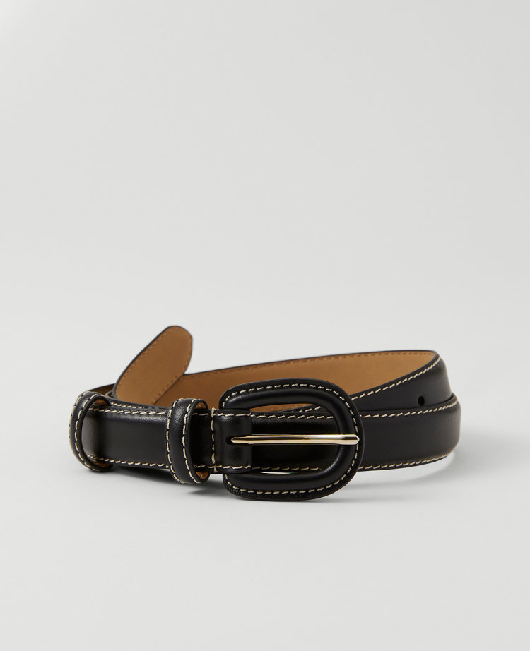 Leather Ring Belt