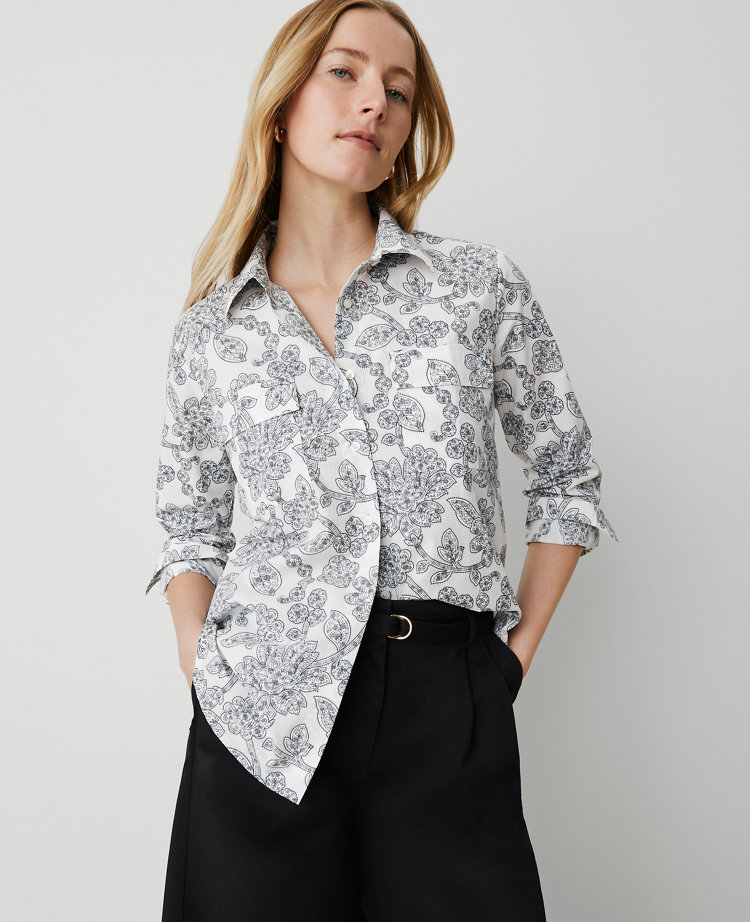 Paisley Pocket Blouse