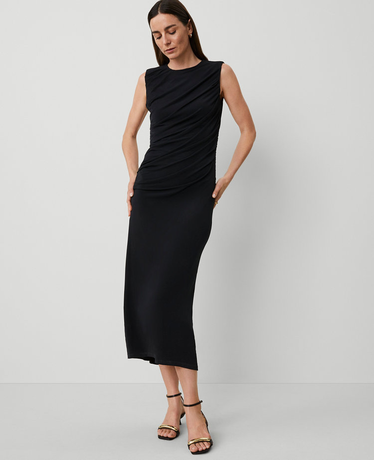 Knit Midi Sheath Dress