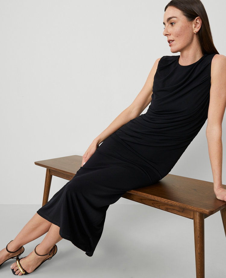 Knit Midi Sheath Dress