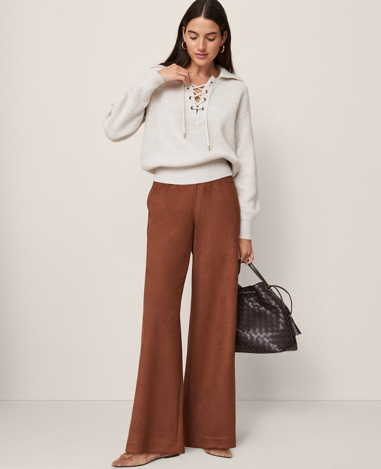 Ann Taylor Weekend Collection Easy Wide-leg Pant