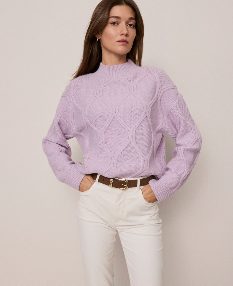 Weekend Collection Cable Sweater