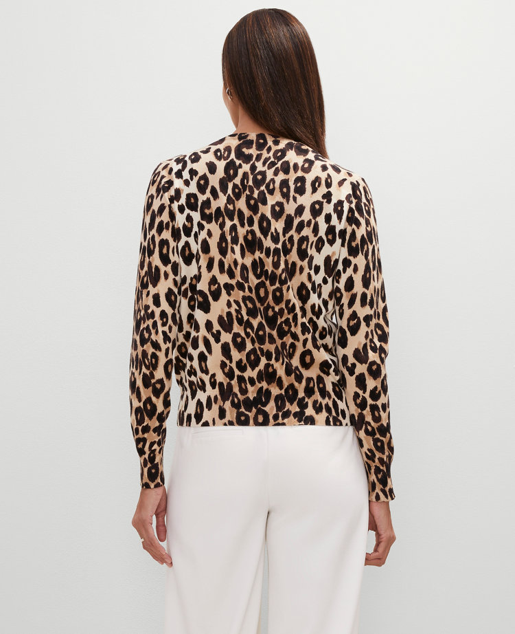 Animal Print Ann Cardigan
