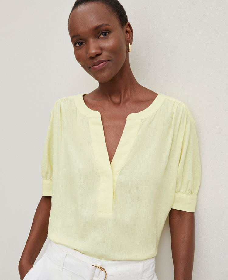 Petite Half Sleeve Popover