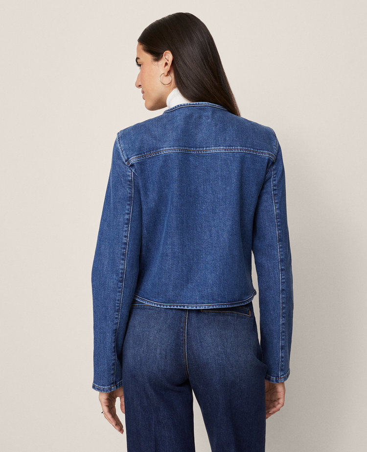 Weekend Collection Crew Neck Denim Jacket