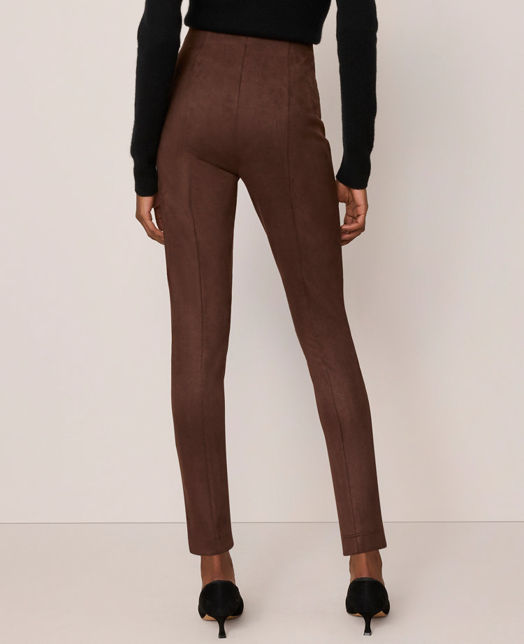 The Polished Legging in Faux Suede