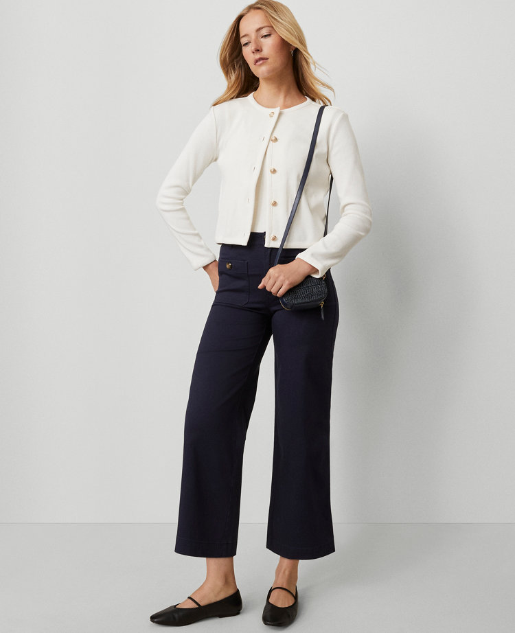 Weekend Collection Sateen Patch Pocket Pant