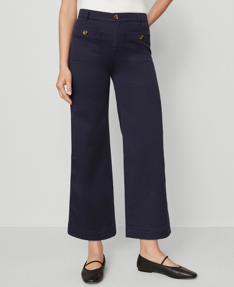 Weekend Collection Sateen Patch Pocket Pant