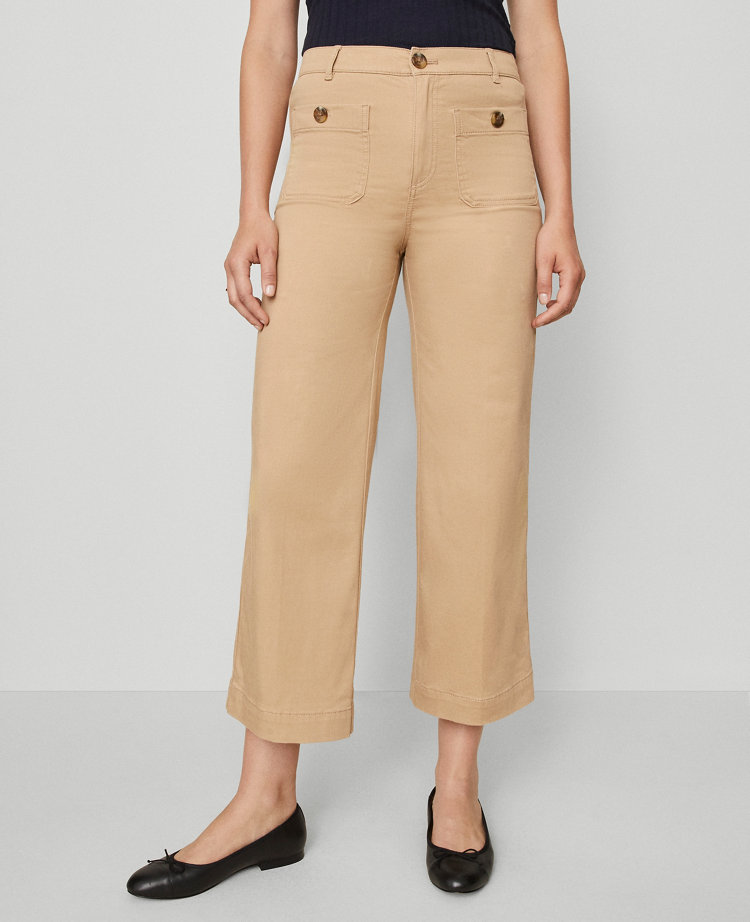 Weekend Collection Sateen Patch Pocket Pant