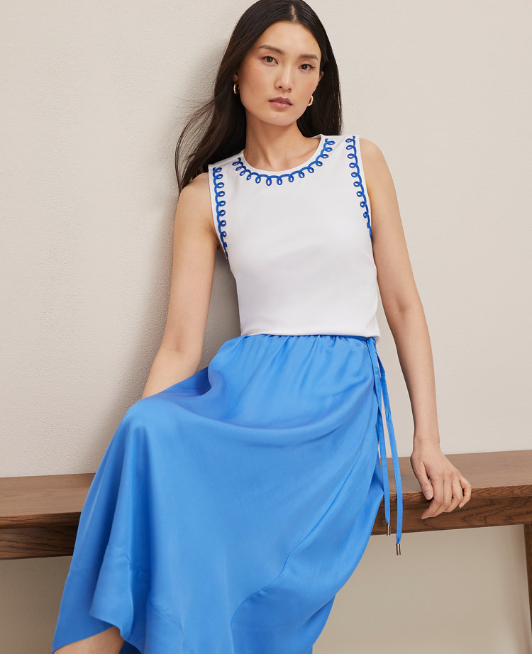 Petite Stitch Ponte Shell
