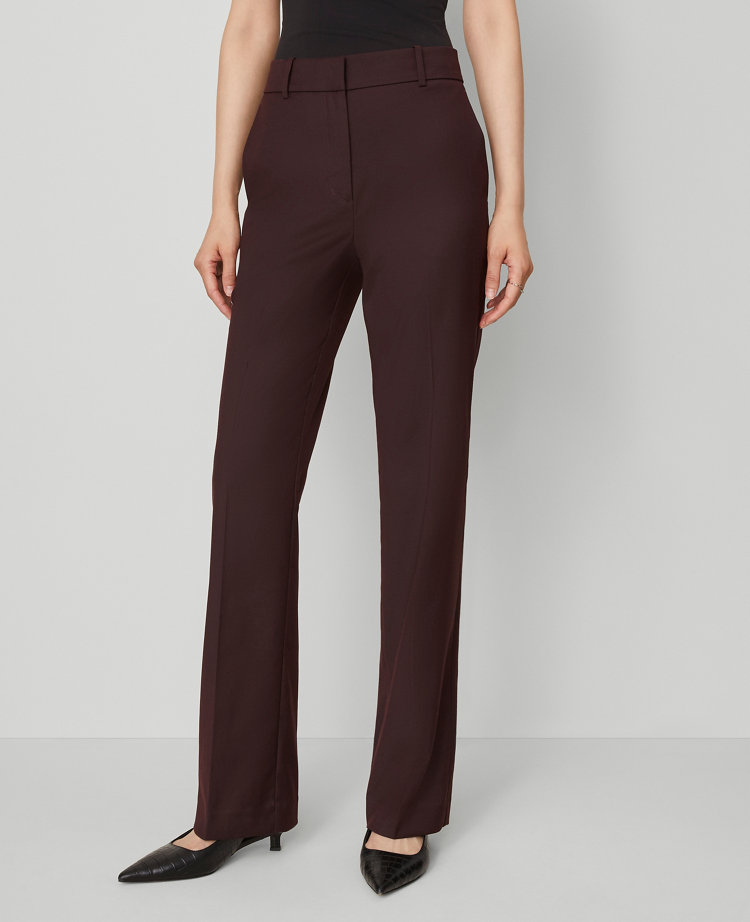 The High Rise Slim Trouser in Seasonless Stretch
