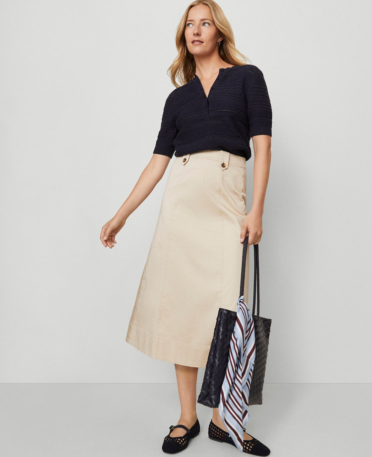 Weekend Collection Full Midi Skirt