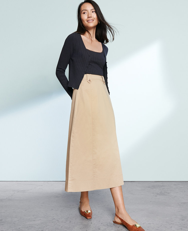 Weekend Collection Full Midi Skirt
