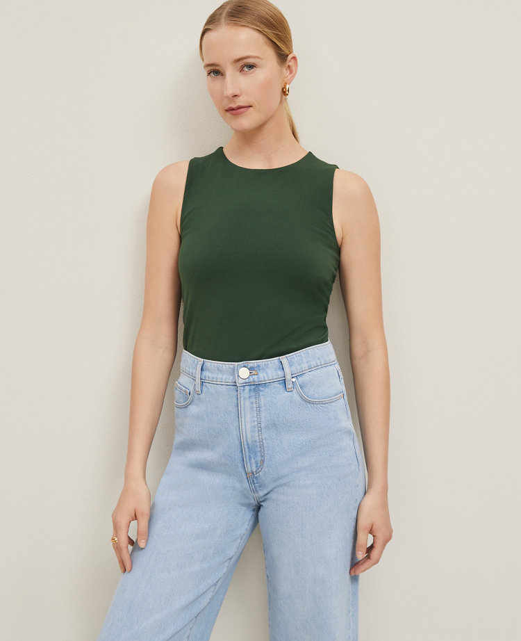 Petite Crew Neck Shell carousel Product Image 1
