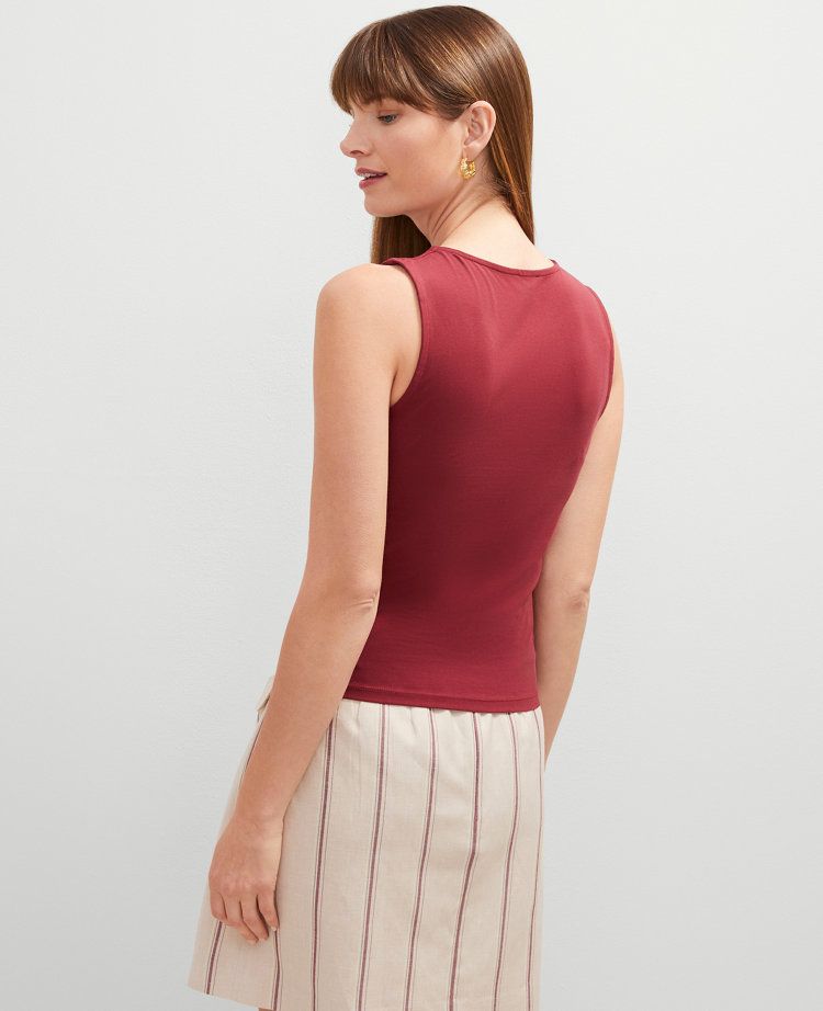 Petite Crew Neck Shell