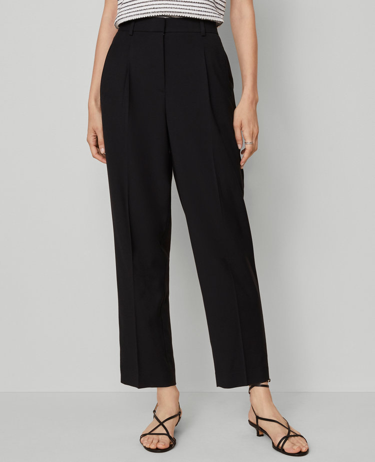 The High Rise Pleated Taper Pant