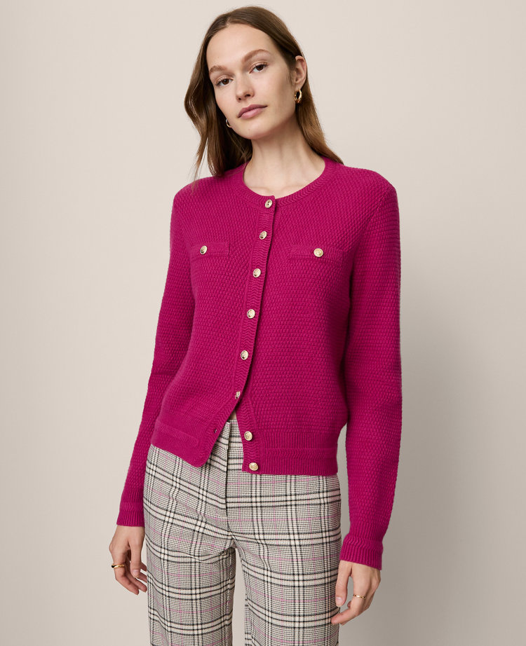 Textured Cardigan