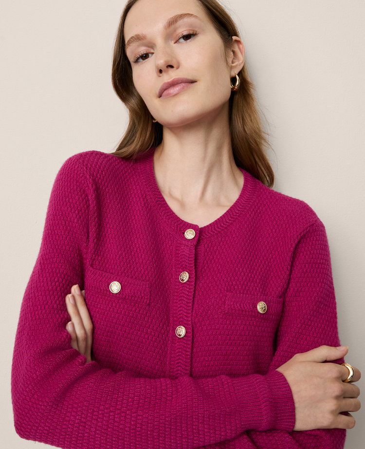 Textured Cardigan