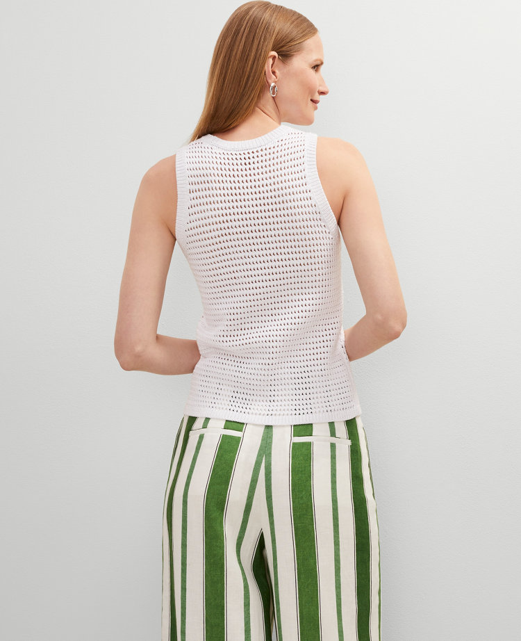 Open Stitch Sweater Shell