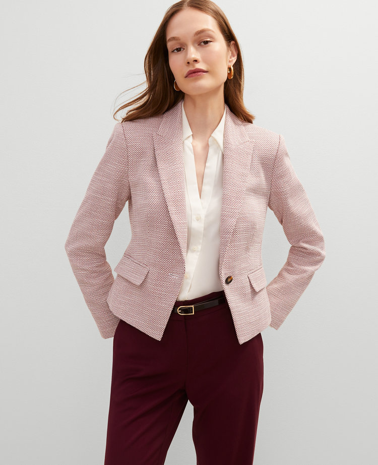 The One Button Fitted Blazer