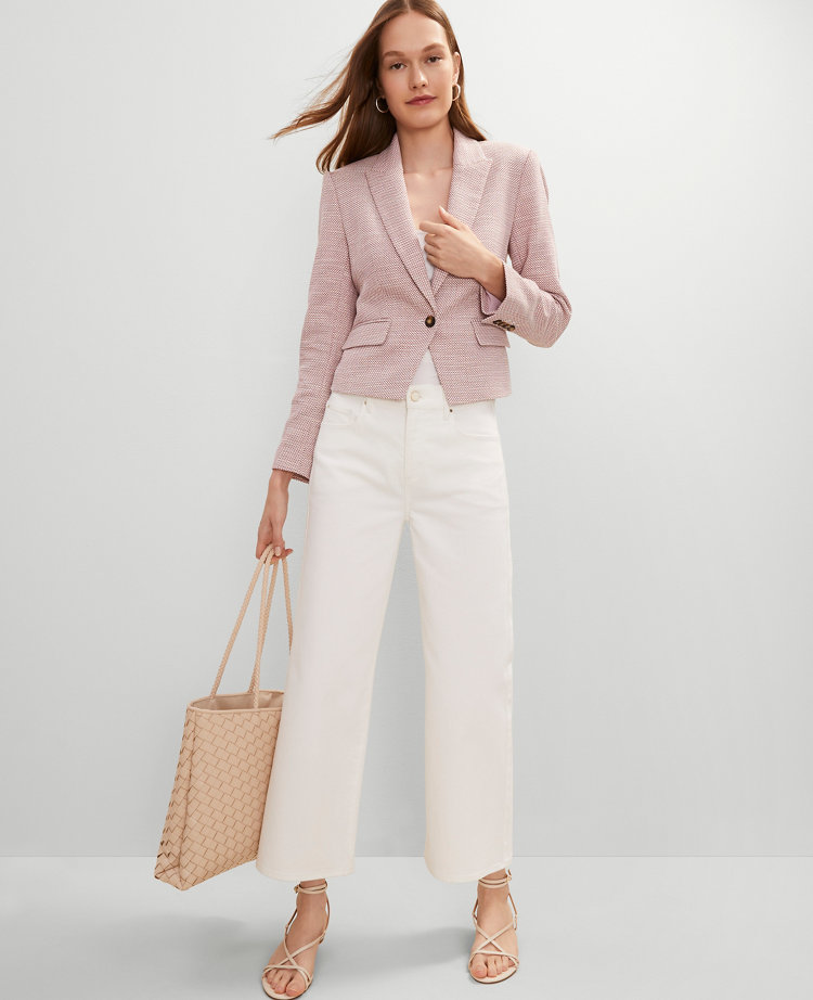 The One Button Fitted Blazer