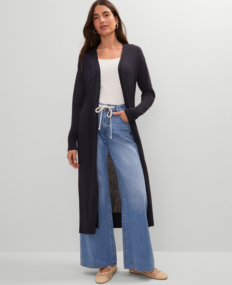 Weekend Collection Linen Blend Duster Sweater