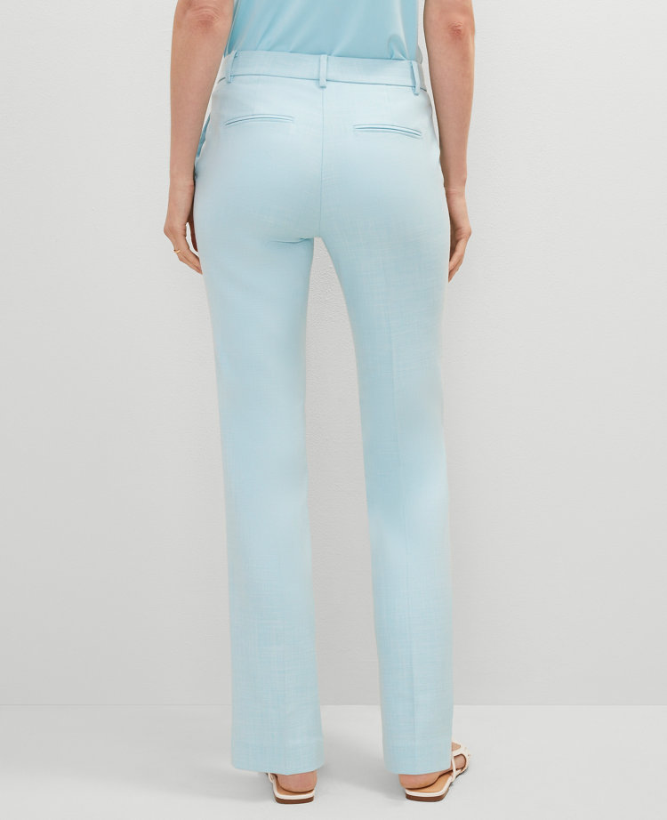 The Sophia Straight Pant in Textured Drape