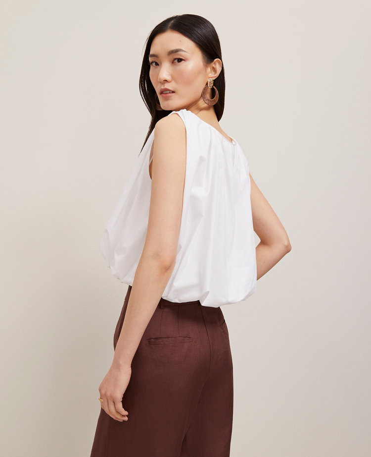 Petite Bubble Hem Tank Top