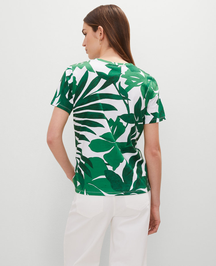 Floral Crew Neck Tee