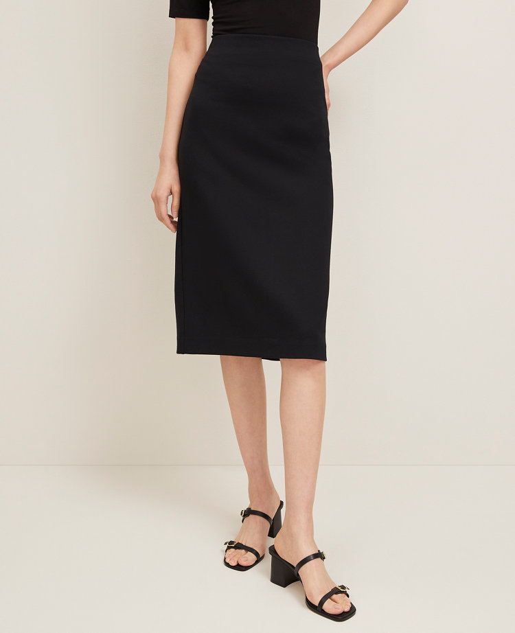 Petite Ponte Pencil Skirt