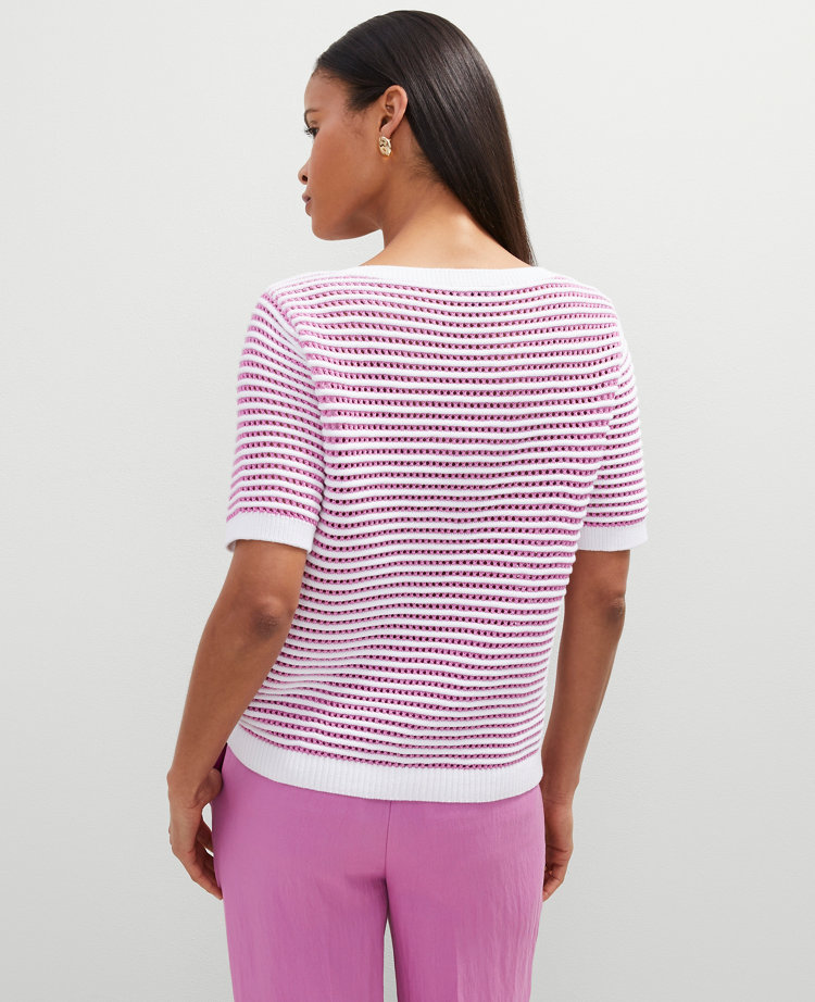 Striped Wedge Sweater