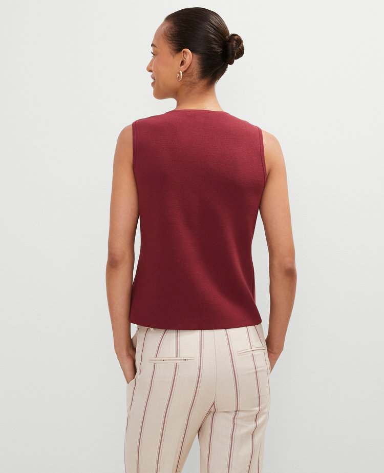 Petite V-Neck Sweater Vest