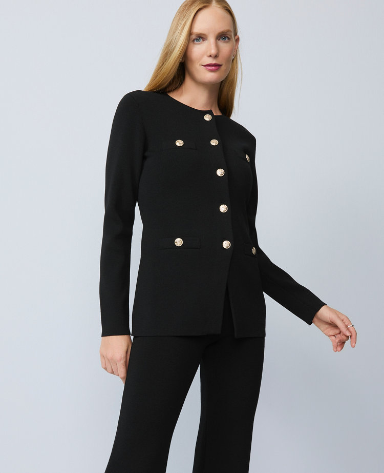 Crew Neck Cardigan