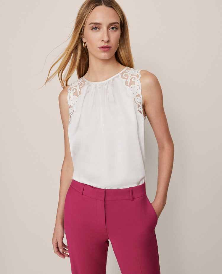 Lace Trim Tank